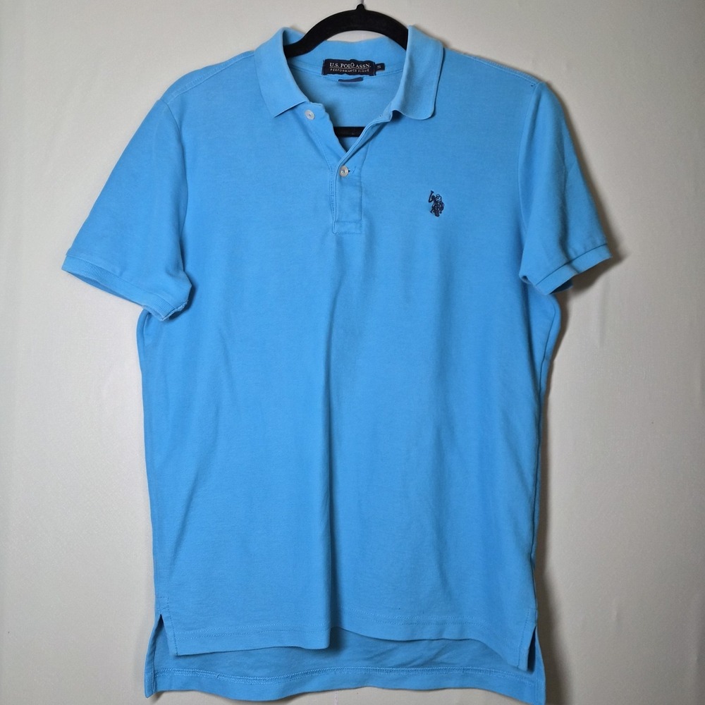 US Polo Assn. Mens Small Performance Pique Shirt